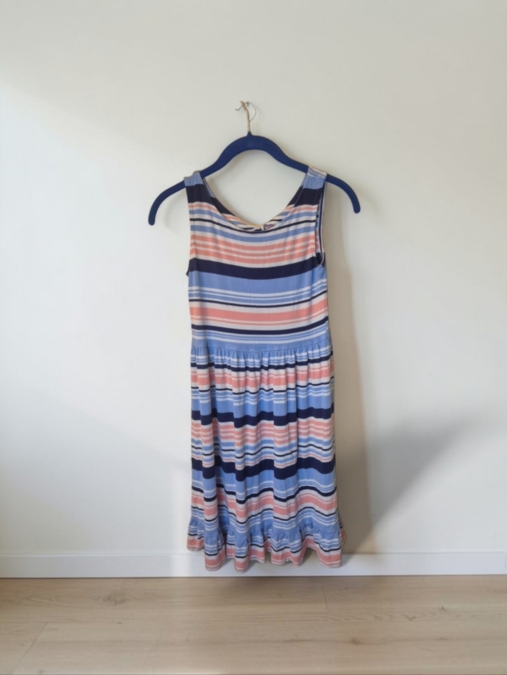 Crazy 8 Striped Sleeveless Dress in Blue and Pink